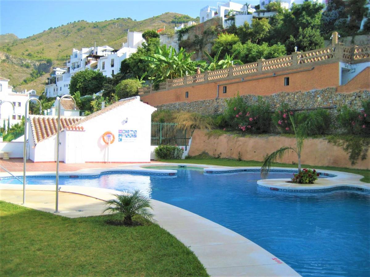 Lovely 2 Bedroom Apartment With Sea View, Frigiliana Kültér fotó